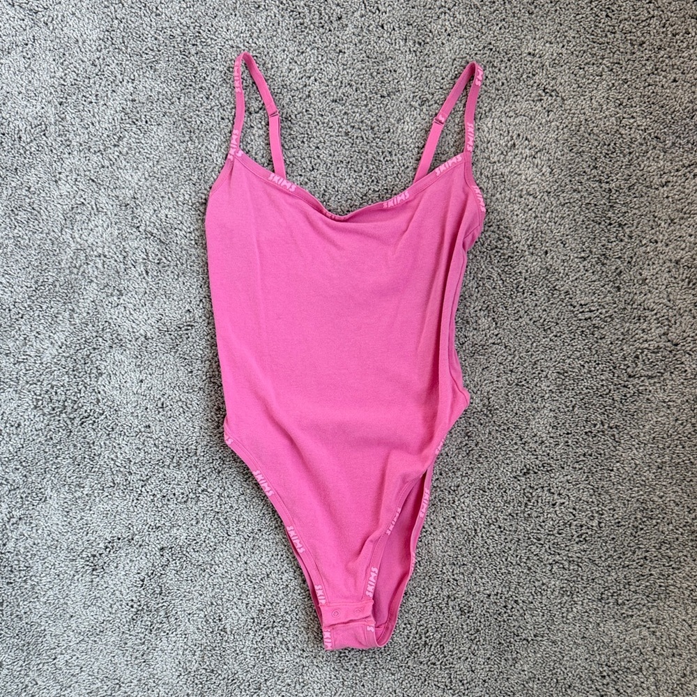 SKIMS Pink Bodysuit